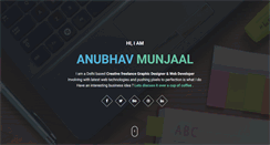 Desktop Screenshot of anubhavmunjaal.com